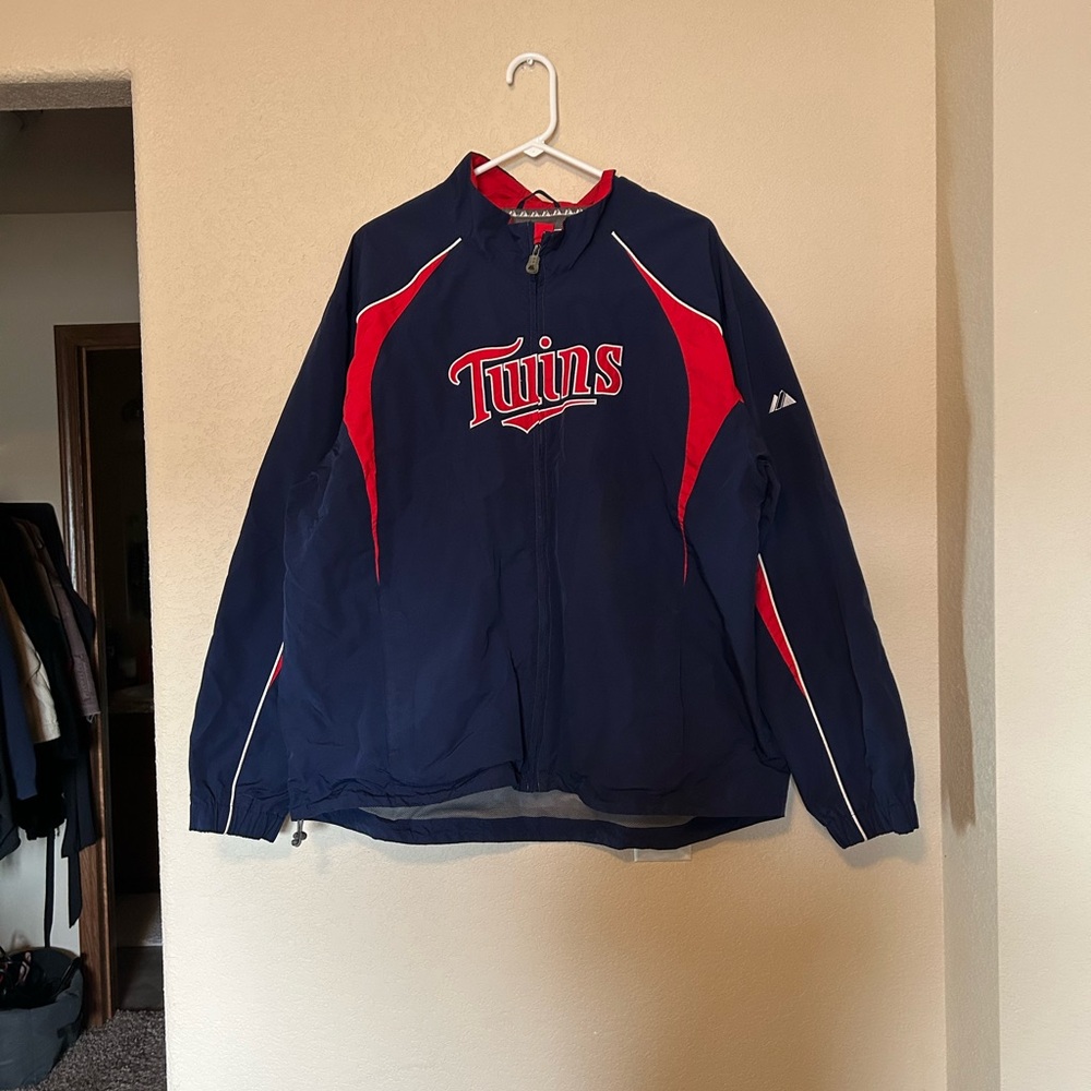 Majestic Minnesota Twins MLB Authentic Collection Therma Base Full Zip Jacket